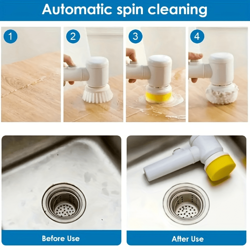 Electric Spin Cleaning Brush - Smart Home Gadget | Snappy Home
